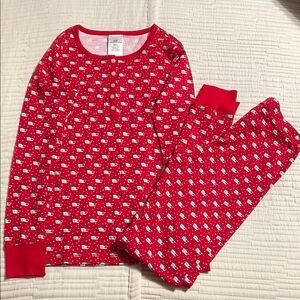 Vineyard Vines Red Christmas Pattern Pajama Set